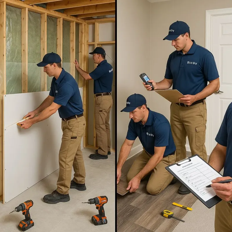 Repairs and Reconstruction process in Trinity, AL